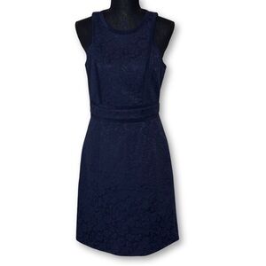 Rebecca Taylor Navy‎ Sleeveless Lace Dress Size 8